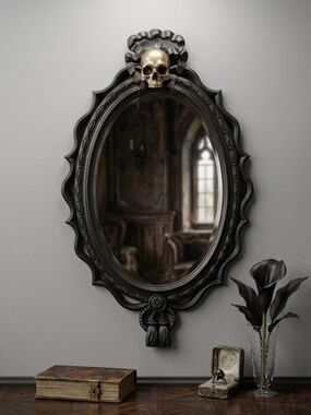 Gothic Skull mirror